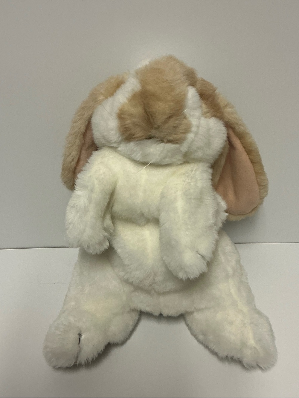 Folkmanis Puppet Standing Lop Rabbit Cream & Tan- Soft, Realistic Bunny